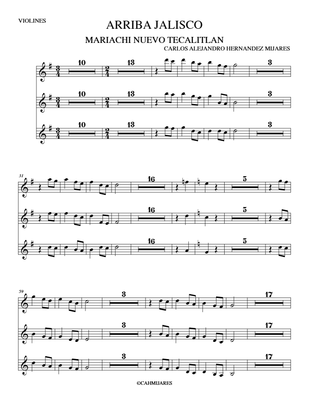 La imagen puede contener una previsualizacion de una partitura